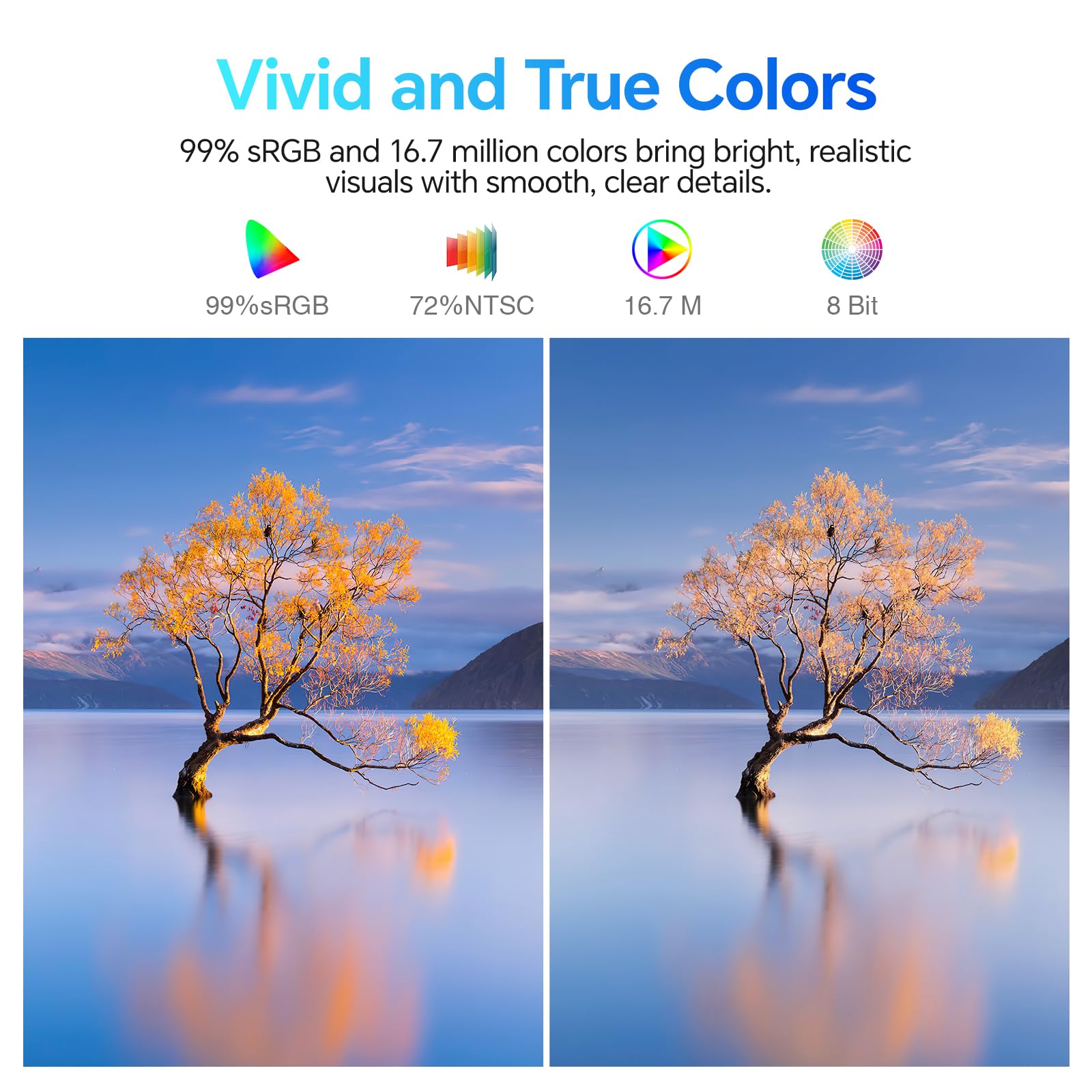 KOORUI E2711F 27 Inch FHD Monitor, Gaming 100Hz, IPS Computer Monitors, 1080P Pc Screen, Adaptive Sync, 5ms, VESA 100x100mm, Eye Care, HDMI, VGA