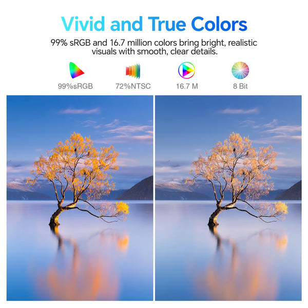 KOORUI E2711F 27 Inch FHD Monitor, Gaming 100Hz, IPS Computer Monitors, 1080P Pc Screen, Adaptive Sync, 5ms, VESA 100x100mm, Eye Care, HDMI, VGA