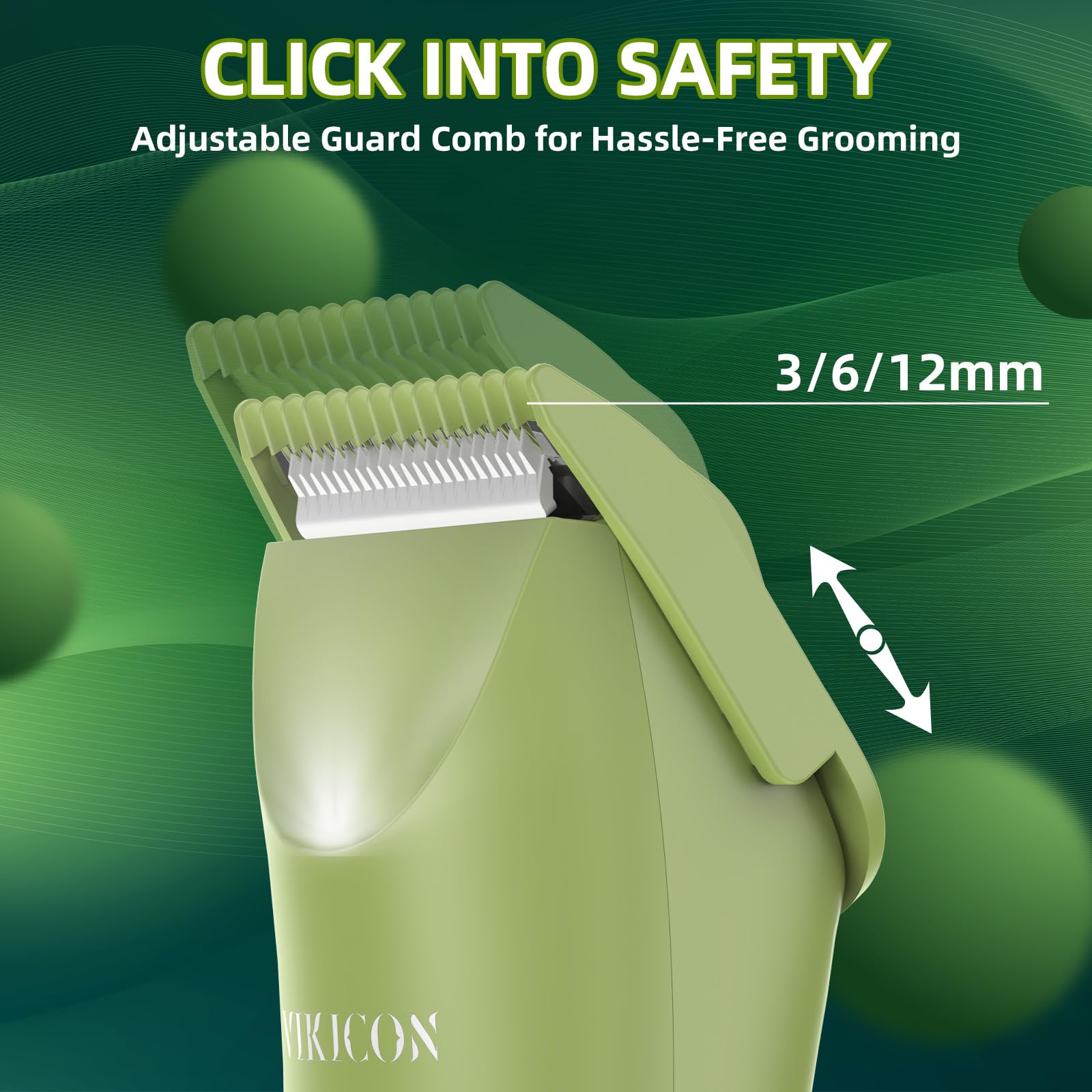 Manscape Trimmer for Men, VIKICON Pubic/Body Hair Trimmer, Electric Ball Trimmer for Private Parts, IPX7 Waterproof Body Goomer Shavers, USB-C Charging, Gifts for Men, New HT871