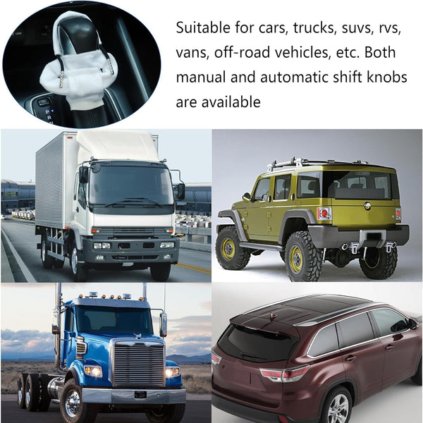 Car Gear Shift Cover,Vivid Gear Shift Knob Hoodie for Car Decorations & Protections,Universal Car Interior Accessories Stick Shift Cover Fits Car Truck SUV (Green)