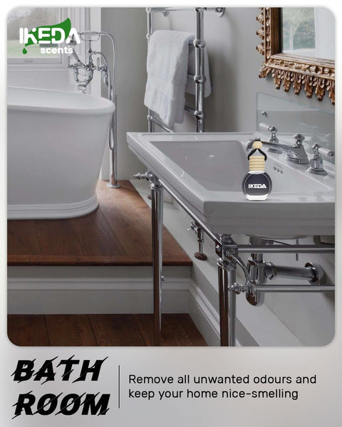 Ikeda scents Ikeda Car Air Fresheners | Automotive Hanging Pendant | Auto Perfume Diffuser with Real Oil | Strong and Long Last Fragrance | Fresh Smell Cover Odours | Car Accessories for Men Women