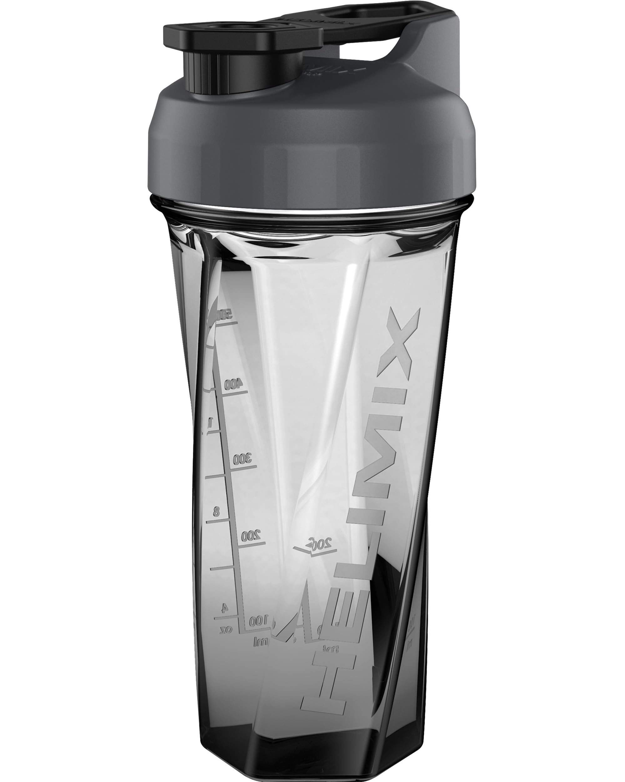 Helimix 2.0 Vortex Blender Shaker Bottle 828 ml - No Blending Ball or Whisk - USA Made - Portable Pre Workout Whey Protein Drink Cup - Mixes Cocktails Smoothies Shakes - Top Rack Safe