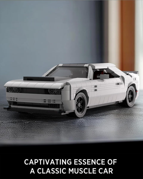 Nifeliz DEMON Muscle Car Building Set, Iconic Car Model to Build for Adults, Collectible Car Set for Gift-Giving for Muscle Car Fans (1225 PCS, NF10284)