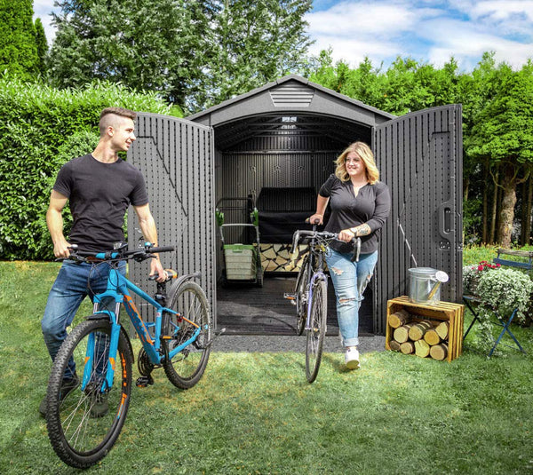 Lifetime 60282 Outdoor Storage Shed, 7 x 12 ft.