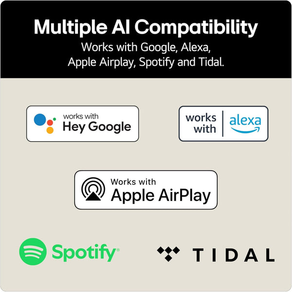 LG S80QR Bluetooth Soundbar for TV with Dolby Atmos & Wireless Subwoofer 5.1.3 channel