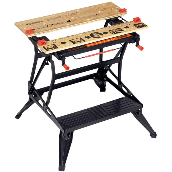 BLACK+DECKER Workmate 825 Deluxe Dual-Height Workbench, WM825-XJ