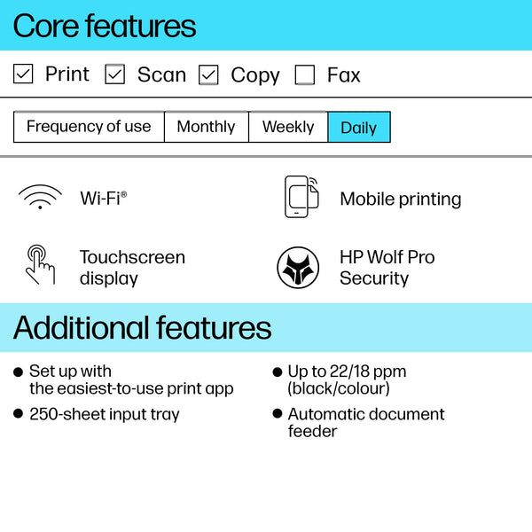 HP OfficeJet Pro 9720e Wide Format All-in-One Printer | Colour | Printer for Small Office | Wireless | Print, Scan, ADF | Up To A3 | 3 Months Instant Ink Included | Easy Setup | Up To 3 Years Warranty