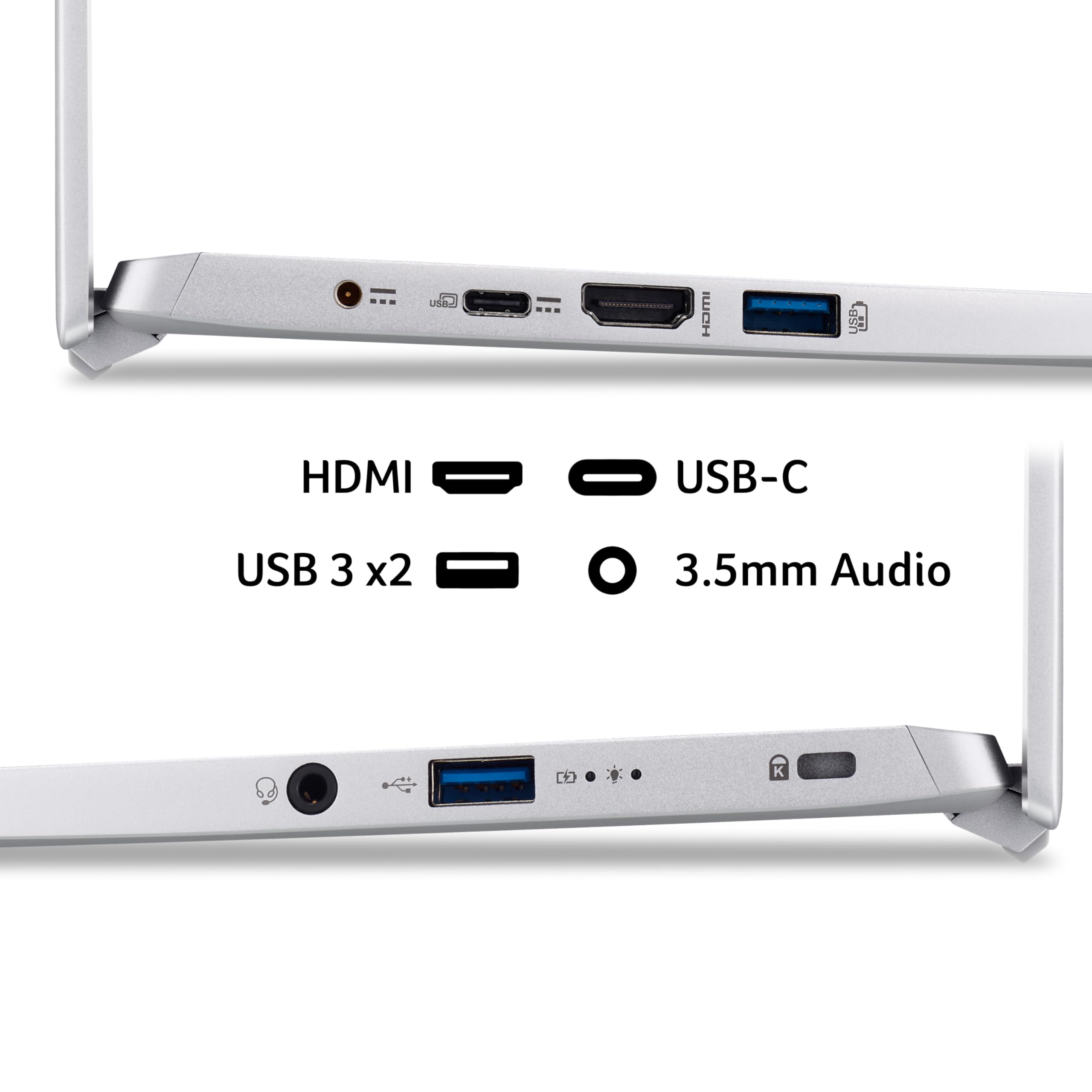 Acer Swift 3 SF314-43 14 inch Laptop - (AMD Ryzen 5 5500U, 16GB, 512GB SSD, Full HD Display, Windows 11, Silver)