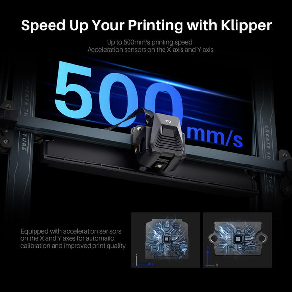 ELEGOO Neptune 4 3D Printer, 500mm/s High-Speed Fast FDM Printer with Klipper Firmware, Auto Leveling and Direct Extruder, Easy Assembly for Beginners, 225x225x265mm Printing Size