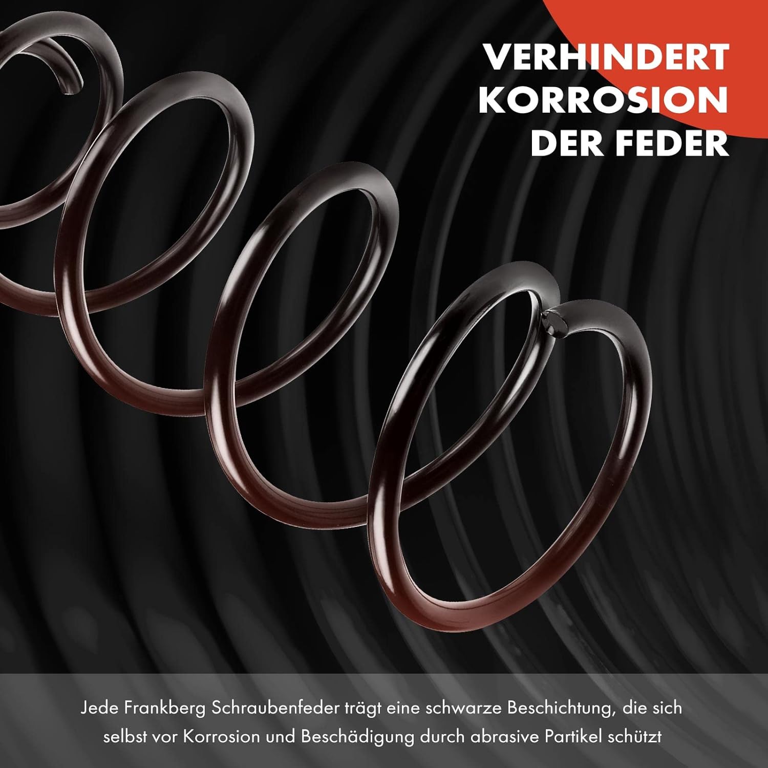 Frankberg 2x Coil Spring Rear axle Compatible with M.i.n.i R50 R53 C.o.o.p.e.r 1.6L 2001-2006