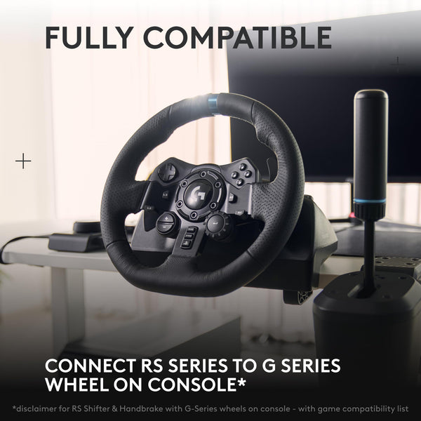 Logitech G G29 Driving Force Racing Wheel and Floor Pedals, Real Force Feedback, Stainless Steel Paddle Shifters, Steering Wheel Cover for PS5, PS4, PC, Mac - Black