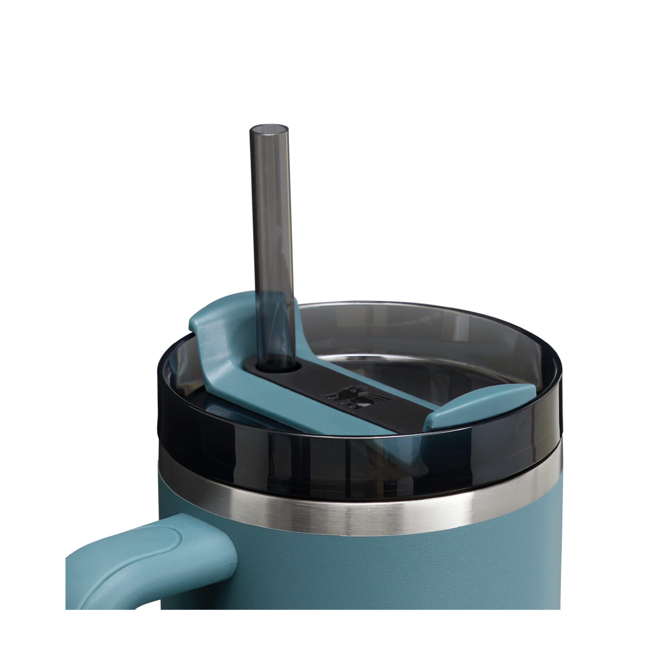 STANLEY Quencher H2.0 Flowstate Tumbler 1.2L - Cold for 11 Hours - Iced for 48 Hours - Metal Water Bottle with Straw, Handle and Lid - Dishwasher Safe - Travel Mug for Cold Drinks