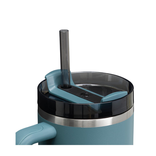 STANLEY Quencher H2.0 Flowstate Tumbler 1.2L - Cold for 11 Hours - Iced for 48 Hours - Metal Water Bottle with Straw, Handle and Lid - Dishwasher Safe - Travel Mug for Cold Drinks