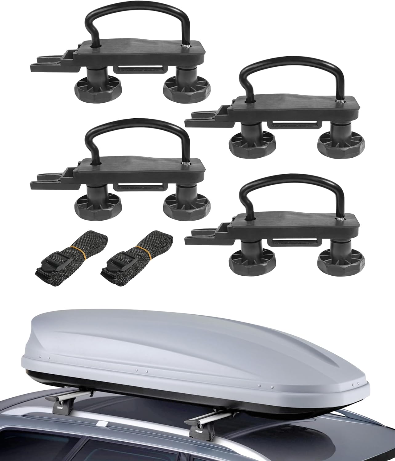 Flaconi Car Roof Rack Clamps,Roof Brackets,Roof Rack Accessories,Roof Rack Brackets,Roof Rack Mounting Hardware,Roof Rack Mount,Sportrack Roof Rack,Universal Roof Rack U-bolt