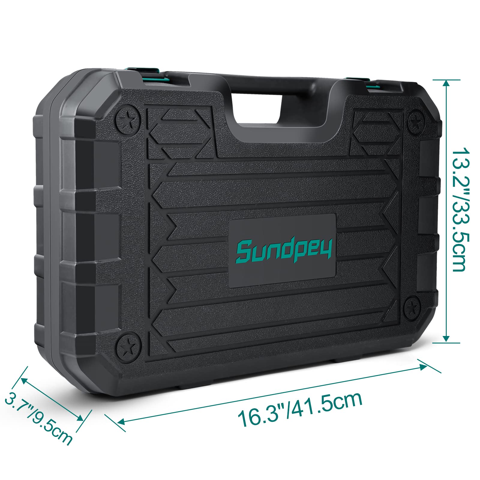 Sundpey Home Tool Kit 300-Pcs - Household Auto Repair Tool Set - Complete General Hand Tool Kits for Handyman & Precision Screwdriver Set & Wire Stripper & Metric Hex Key & Tool box Case for Men Women