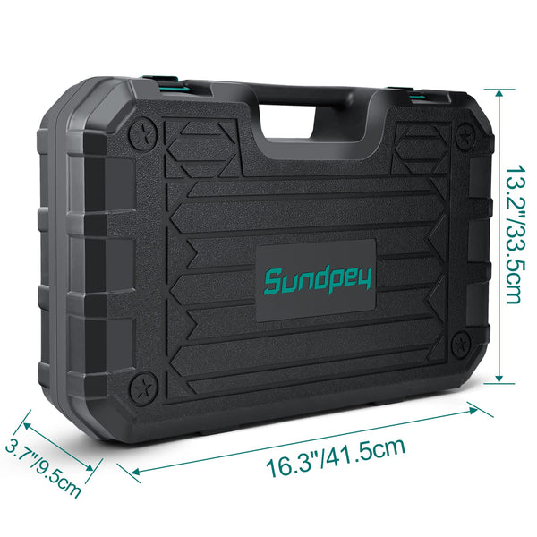 Sundpey Home Tool Kit 300-Pcs - Household Auto Repair Tool Set - Complete General Hand Tool Kits for Handyman & Precision Screwdriver Set & Wire Stripper & Metric Hex Key & Tool box Case for Men Women