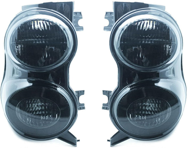 Exterior Accessories - Rear Assembly Tail light Lamps W/Smoke Lens Compatible With Smart Car Fortwo 451 Mk2 2007-2014