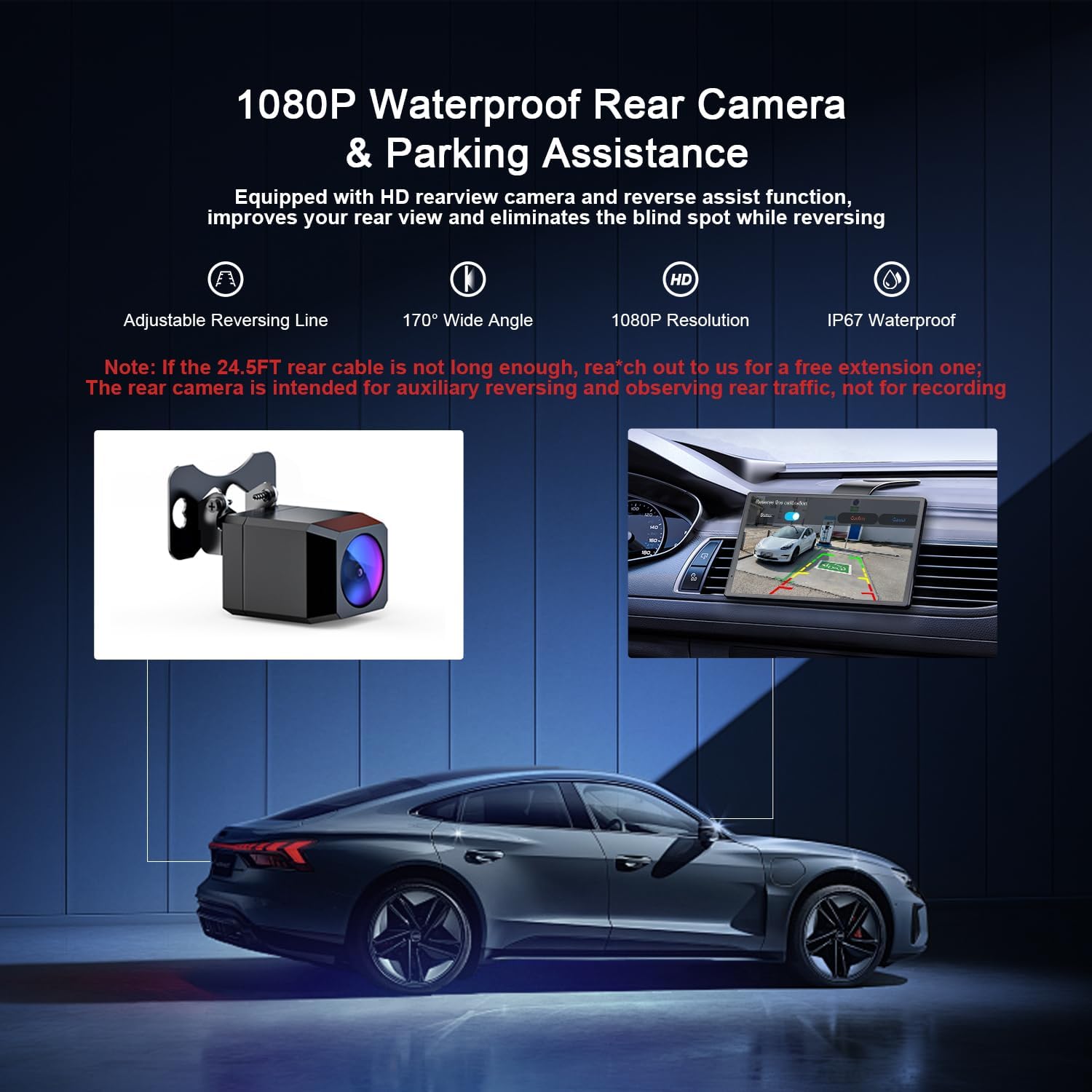 Avylet 8'' Wireless Car Stereo with Apple Carplay & Android Auto, Portrait & Landscape Screen, OTA, Magnetic Mount, Backup Camera, Car Radio, GPS Navigation, Bluetooth, Voice Control, Mirror Link