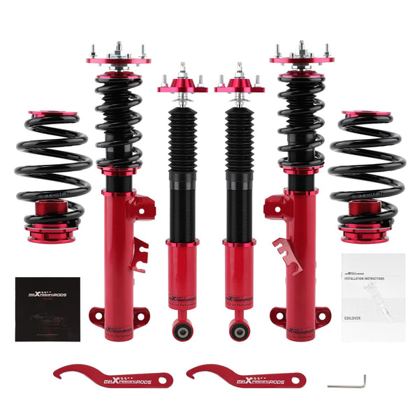 maXpeedingrods Adjustable Shock Suspension Coilovers for 3 Series E36 318i 318is 318ic 323i 323ic 323is 328i 328is 328ic M3 1992-1999