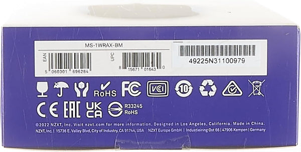 NZXT Lift 2 Ergo | Lightweight Ergonomic Wired Gaming Mouse | Lightweight 61 g Design | 8K Polling Rate | Optical Switches | 26K DPI Optical Sensor | 100% PTFE Feet | Black