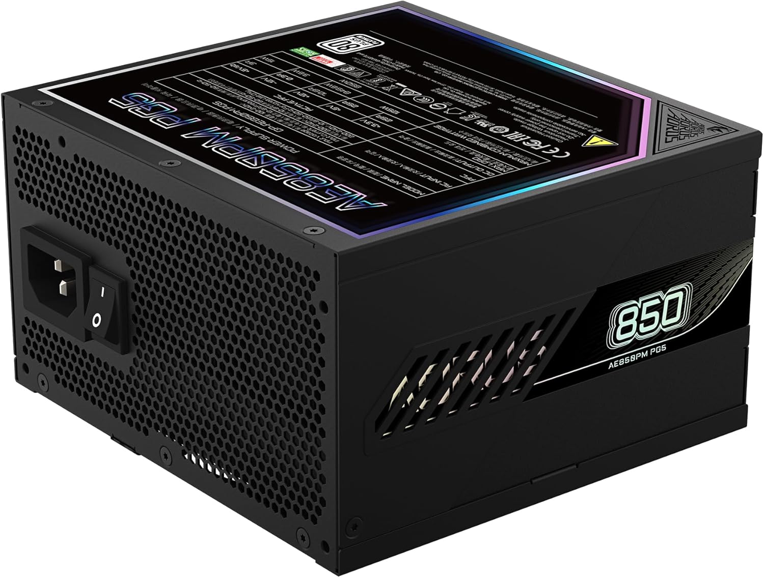 Gigabyte P750BS 80 Plus Bronze Non Modular 750w Power Supply Unit, Flat Cables, 3 Year Warranty