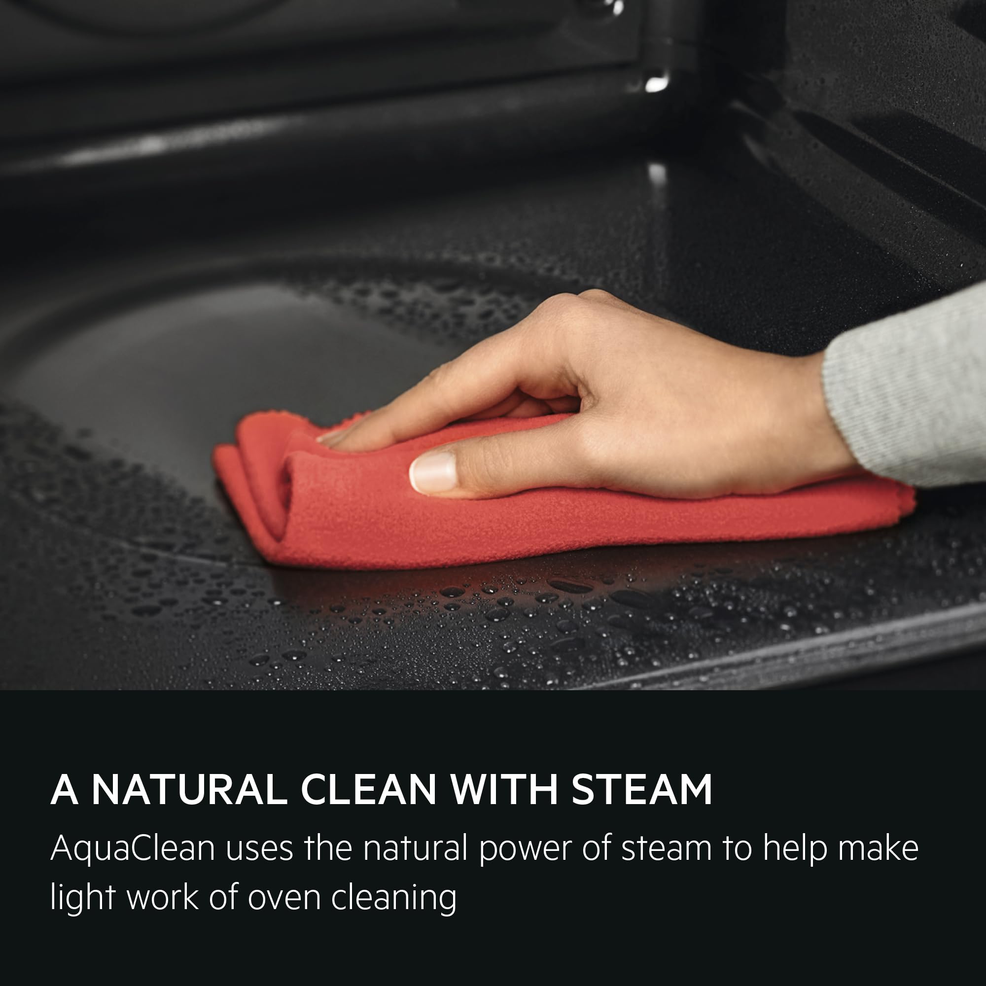 AEG 3000 Series Surroundcook Integrated Oven BEX335011B, 72L Multilevel Cooking, Turbo Grill, Defrost, Led Display, XL Baking Tray, Aqua Clean, Built-in Oven 590x560x550mm, Class A+++ Black