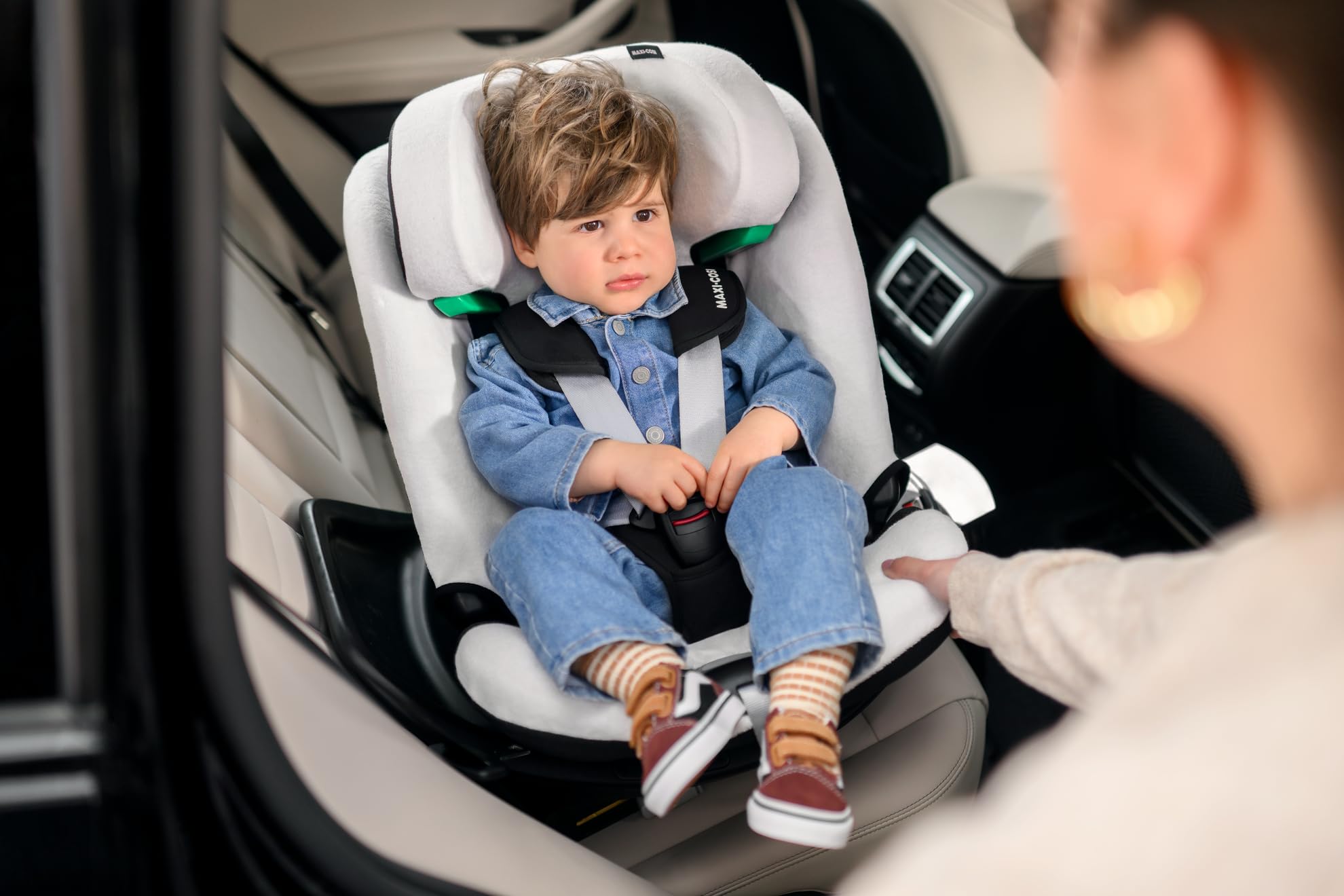 Maxi-Cosi Emerald S i-Size, 360 Swivel Car Seat, 0-12 Years 40-150cm, Multi-Age Baby Car Seat, Isofix 0-36 kg car seat, Rearfacing, 4 Recline Positions, G-Cell Side Impact Protection, Tonal Graphite