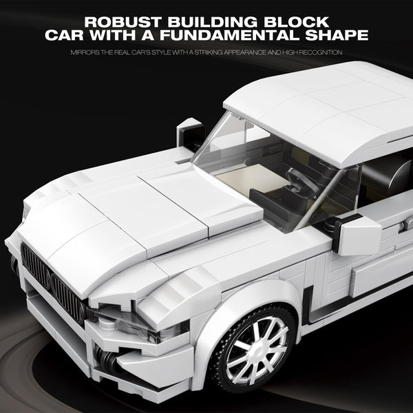 Ebortsin Sports Car Building Set for M760Li, Racing Car Model Building Blocks, 398 PCS Collectible Iconic Sports Vehicle Construction Kit, Gifts for Kids & Sportscar Enthusiasts