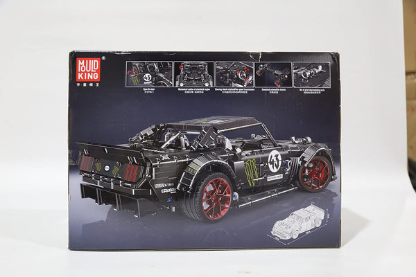 Mould King 13108N MOC Mustang Car Building Kits, 1:8 Scale Super Car Model Block Sets, Race Car Model Set, Adult Collectible Kits to Build, Boy Toys for Birthday Gifts (2943 Pieces)