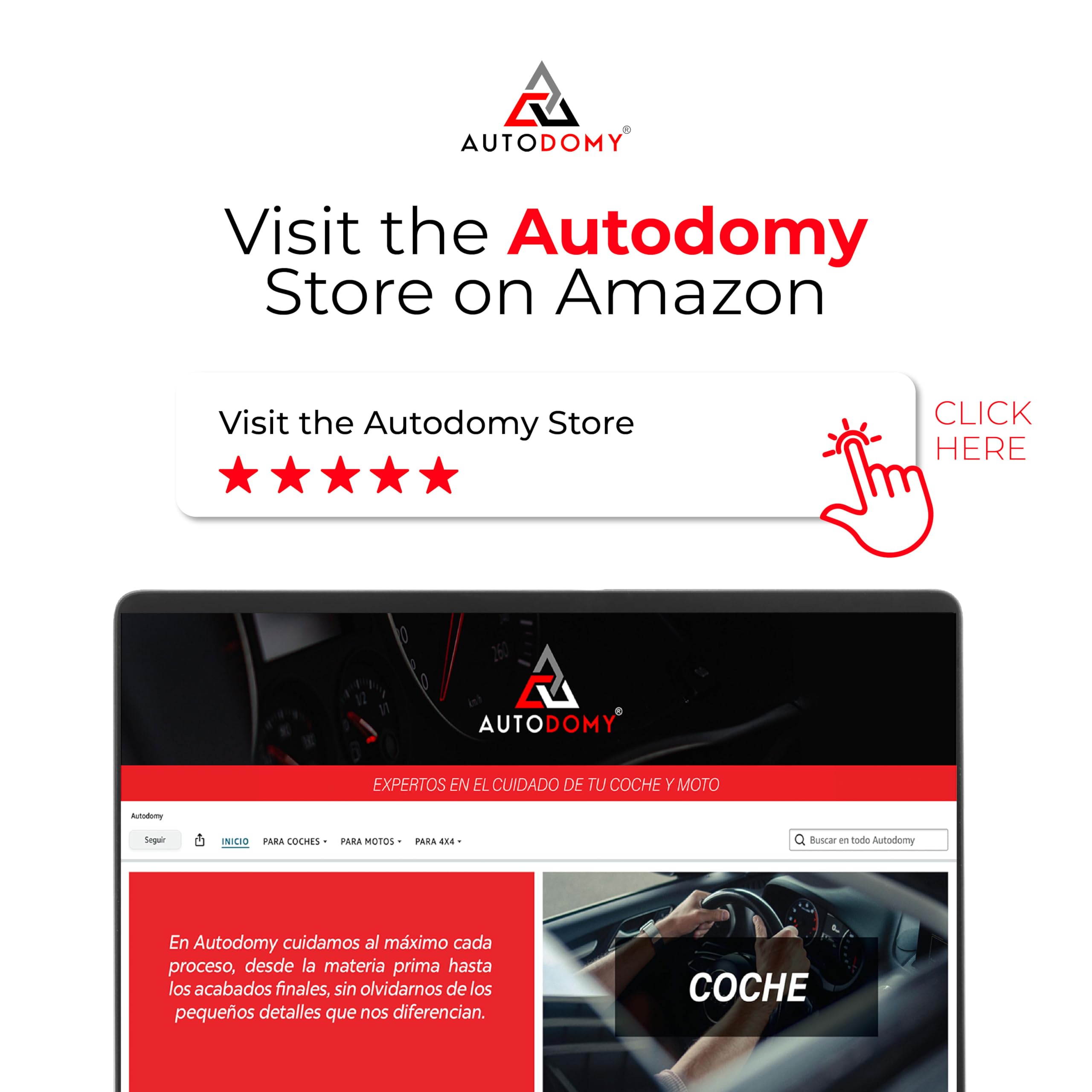 Pack 6 Units Car Rear View Mirror with Striped and Arrows Design | Rear View Mirror Adhesive with Stripes Fringes | Universal Car Mirror Stickers (Red)