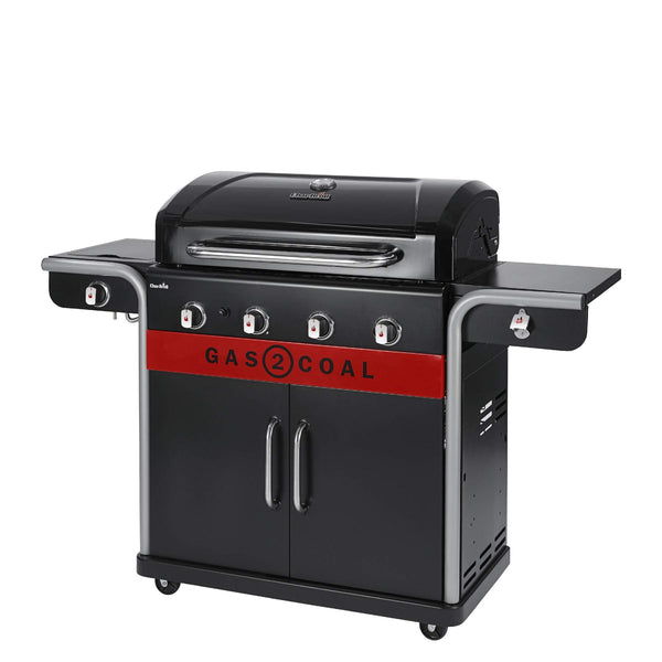 Char-Broil Gas2Coal 440 Hybrid Grill Gas Barbecue, Black