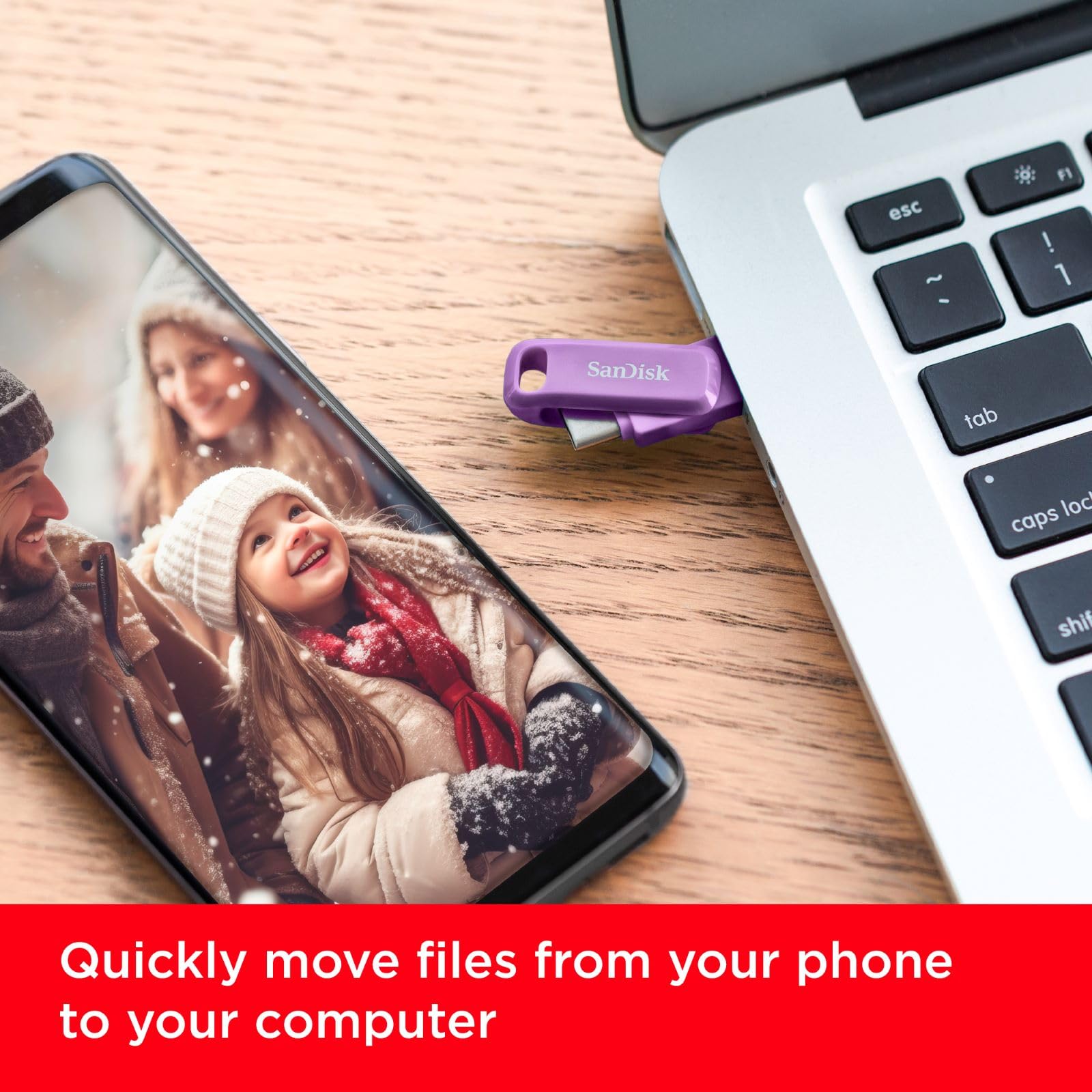 SanDisk Ultra Dual Drive USB flash drive 128 GB USB Type-A/USB Type-C 3.2 Gen 1 (3.1 Gen 1) Black, Silver