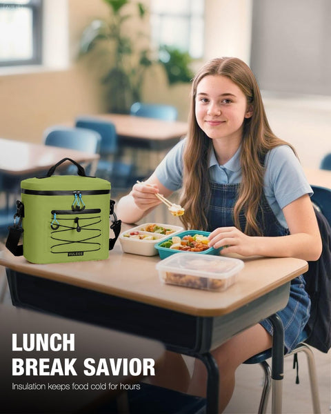 YULEEE 7/15/20L Insulated Cooler Bag - Large Multi-Functional Picnic Lunch Bag for Men & Women,Waterproof Leakproof Perfect for Beach, Family,Travel, Camping, Work,BBQ,and Outdoor Activities