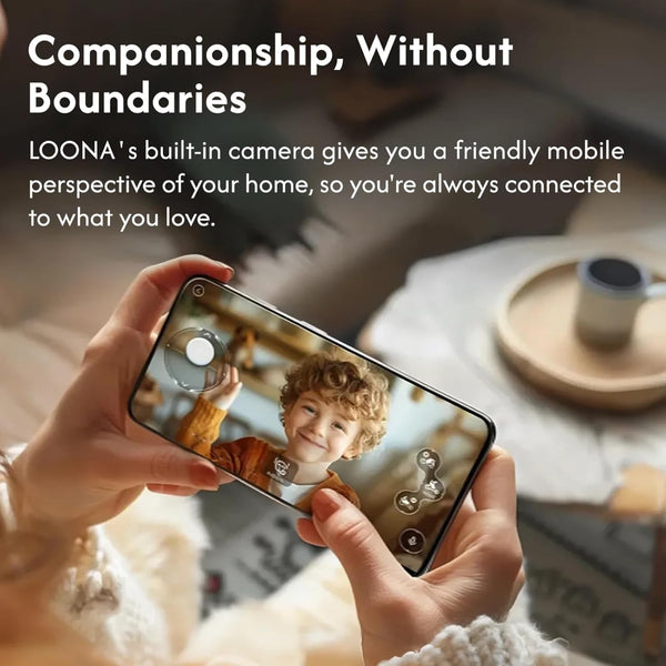 Loona: Robot Pet Dog ChatGPT-4o Smart AI-Powered Companion Voice & Gesture Control, Real-Time Interaction Robotics Toys for Kids, Home Monitoring - Includes Charging Dock