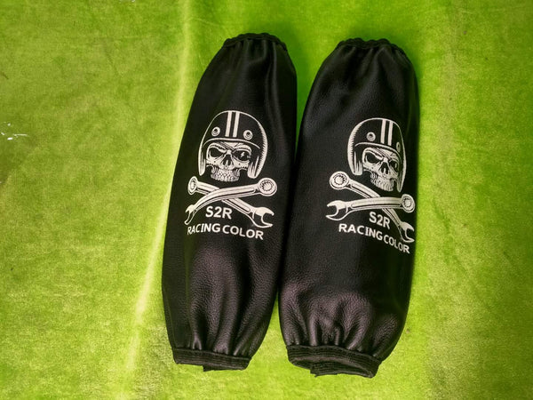 MiJunHD Motorcycle Rear Shock Absorber Pedal Shock Absorber Dust Cover Waterproof Cover Protective Cover ATV Electric Vehicle Off-road Motorcycle, 35CM (ROCKST)