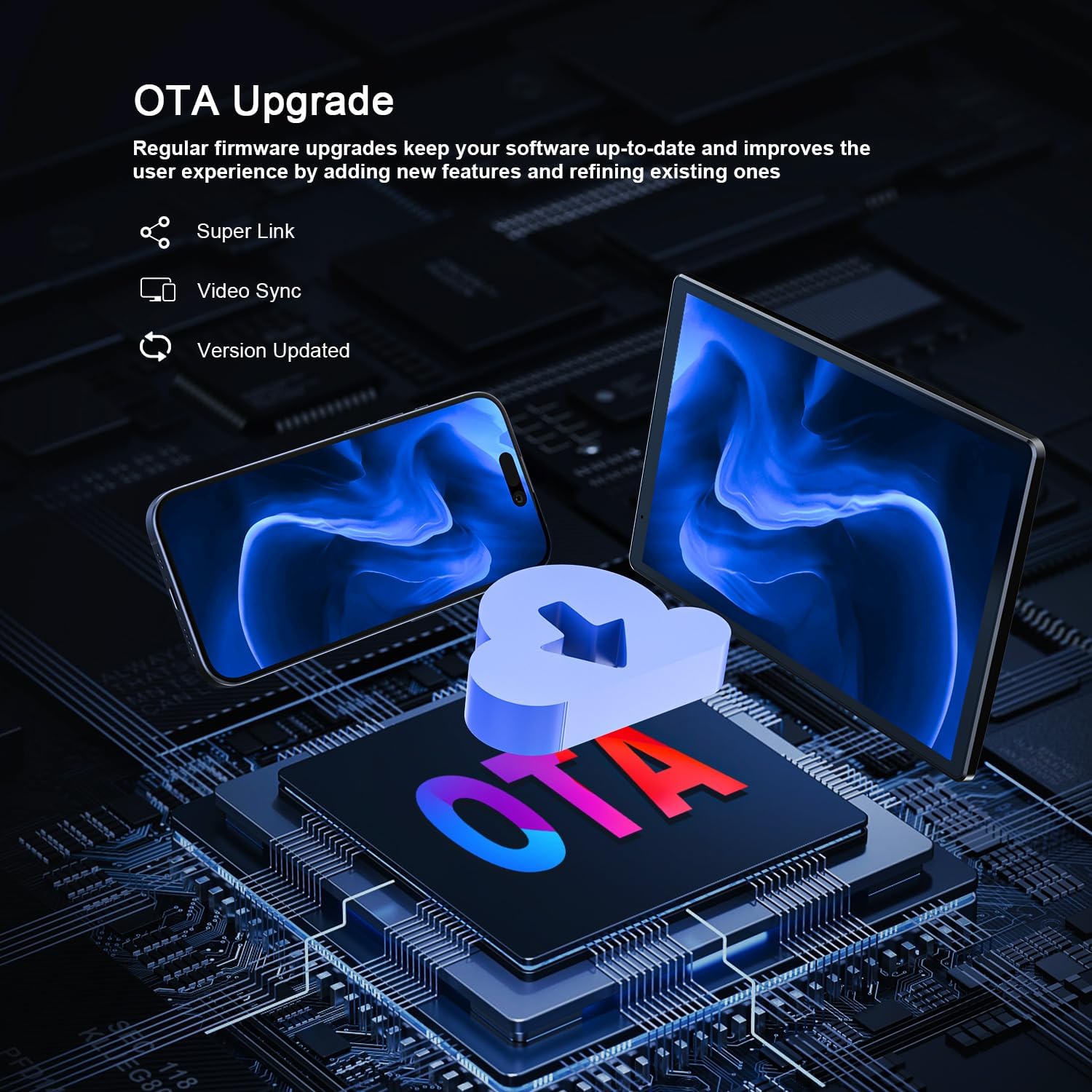 Avylet 8'' Wireless Car Stereo with Apple Carplay & Android Auto, Portrait & Landscape Screen, OTA, Magnetic Mount, Backup Camera, Car Radio, GPS Navigation, Bluetooth, Voice Control, Mirror Link