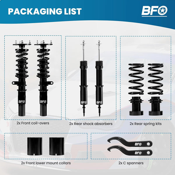 maXpeedingrods Coilovers Suspension for BMW 3 series E90 E91 Saloon Estate 2004-2011 316 318