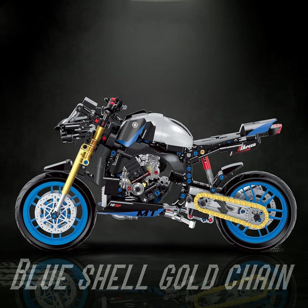 Motorcycle Building Blocks Toys, Motorbike Model Building Kit for Boys, 634 Pieces Construction Engineering Motorcycle Bricks, STEM Educational Toy, Gift for Adults and Kids