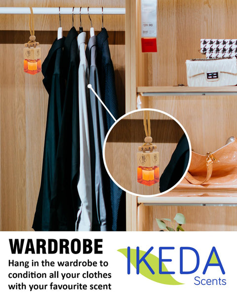 Car Air Fresheners for Men | Air Fresheners with Odour Eliminator Technology | Long Lasting Fragrance Car Accessories for Men | Strong Scents Perfume Diffusers (10ml Dark Night)