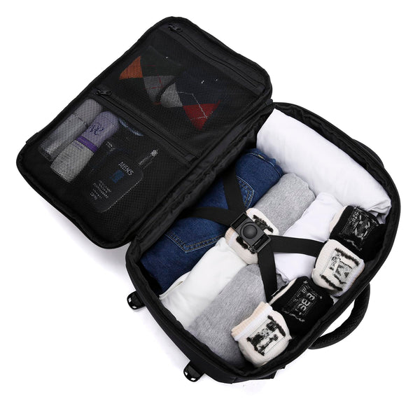 Cabin Bags 40x20x25 for Ryanair Underseat 20L Small Travel Hand Luggage Backpack Carry-ons Bag Cabin Size for Airplanes Flight Bag Travel Rucksack Fit 14 Inch Laptop with USB Charging Port-Black