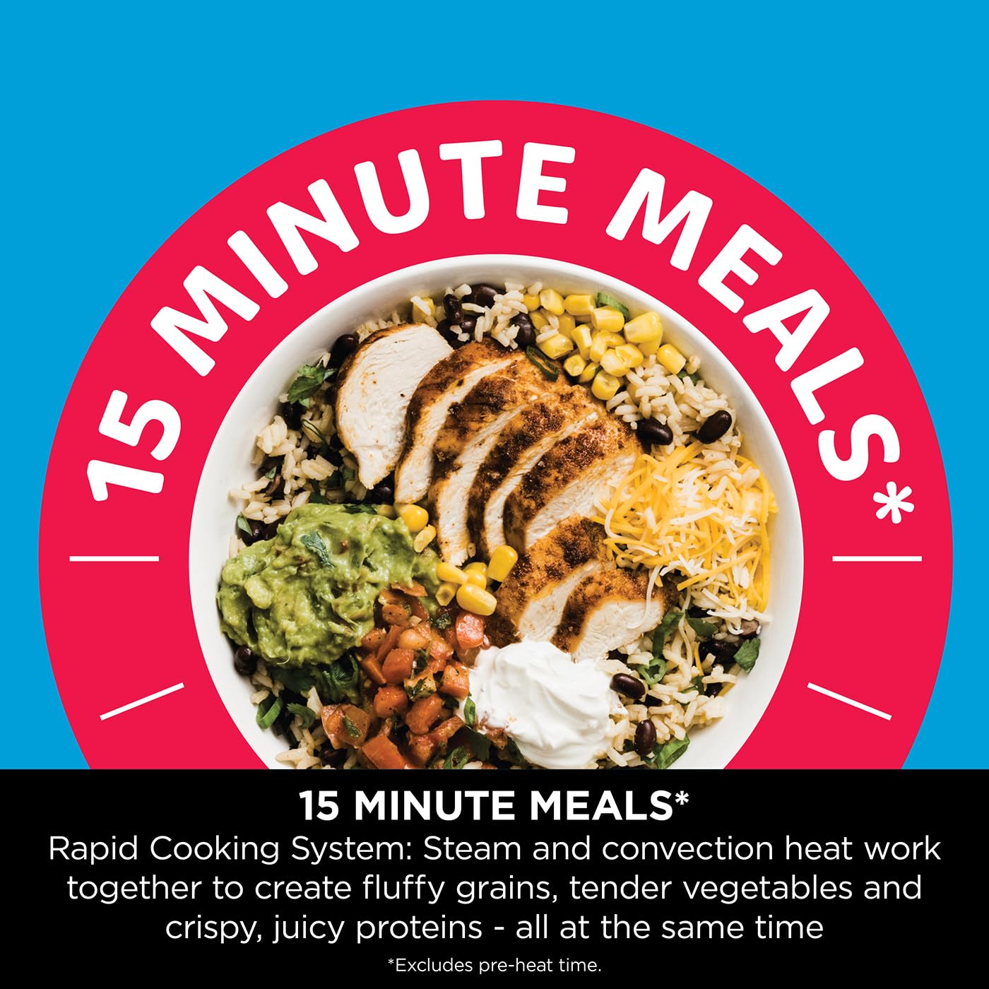 Ninja Speedi 10-in-1 Rapid Cooker, Air Fryer and Multi Cooker, 5.7L, Meals for 4 in 15 Minutes, Air Fry, Steam, Grill, Bake, Roast, Sear, Slow Cook & More, Cooks 4 Portions, Sea Salt Grey, ON400UK