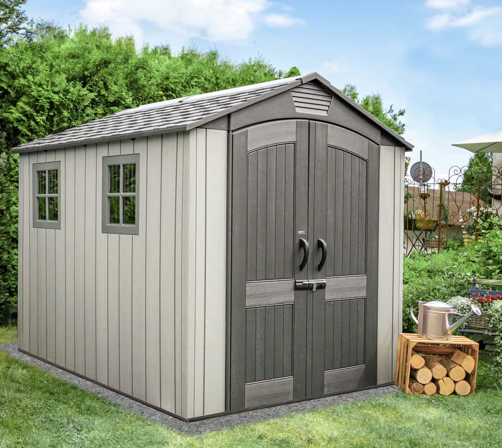 Lifetime 60282 Outdoor Storage Shed, 7 x 12 ft.