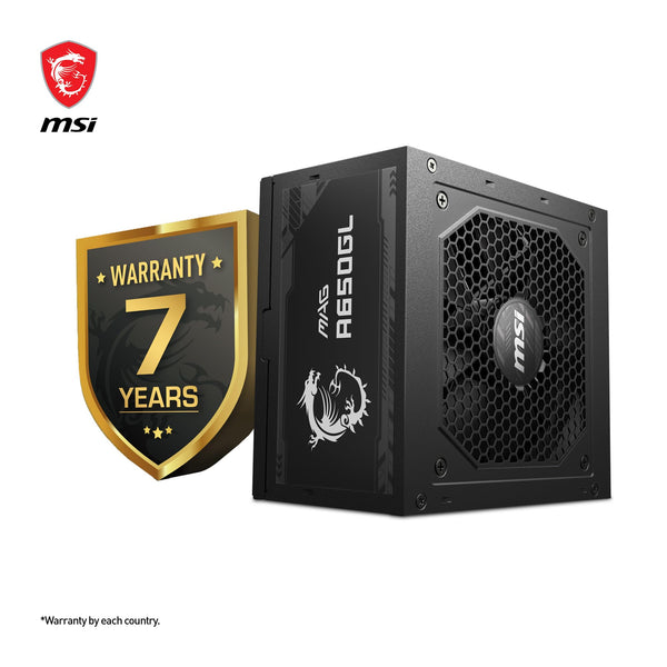 MSI MPG A1000G PCIE5 Power Supply Unit, UK Plug - 1000W, 80 Plus Gold Certified, Fully Modular ATX 3.0, PCIe 5.0 GPU Support, Japanese 105°C Capacitors, 0% RPM Mode, Flat Cables - 10 Year Warranty