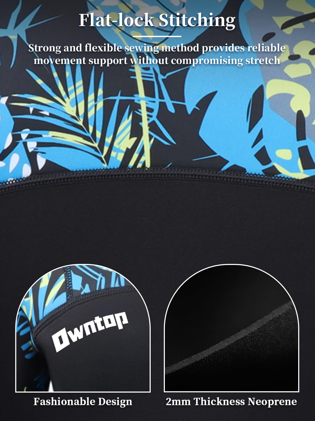 Owntop 2mm Neoprene Wetsuits Jacket for Men/Women, Long Sleeve Front Zipper, Purple, Unisex-Adults, Surfing, Scuba Diving, Paddling, Swimming