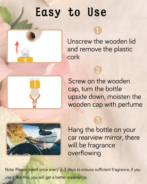 Ikeda scents Ikeda Car Air Fresheners | Automotive Hanging Pendant | Auto Perfume Diffuser with Real Oil | Strong and Long Last Fragrance | Fresh Smell Cover Odours | Car Accessories for Men Women