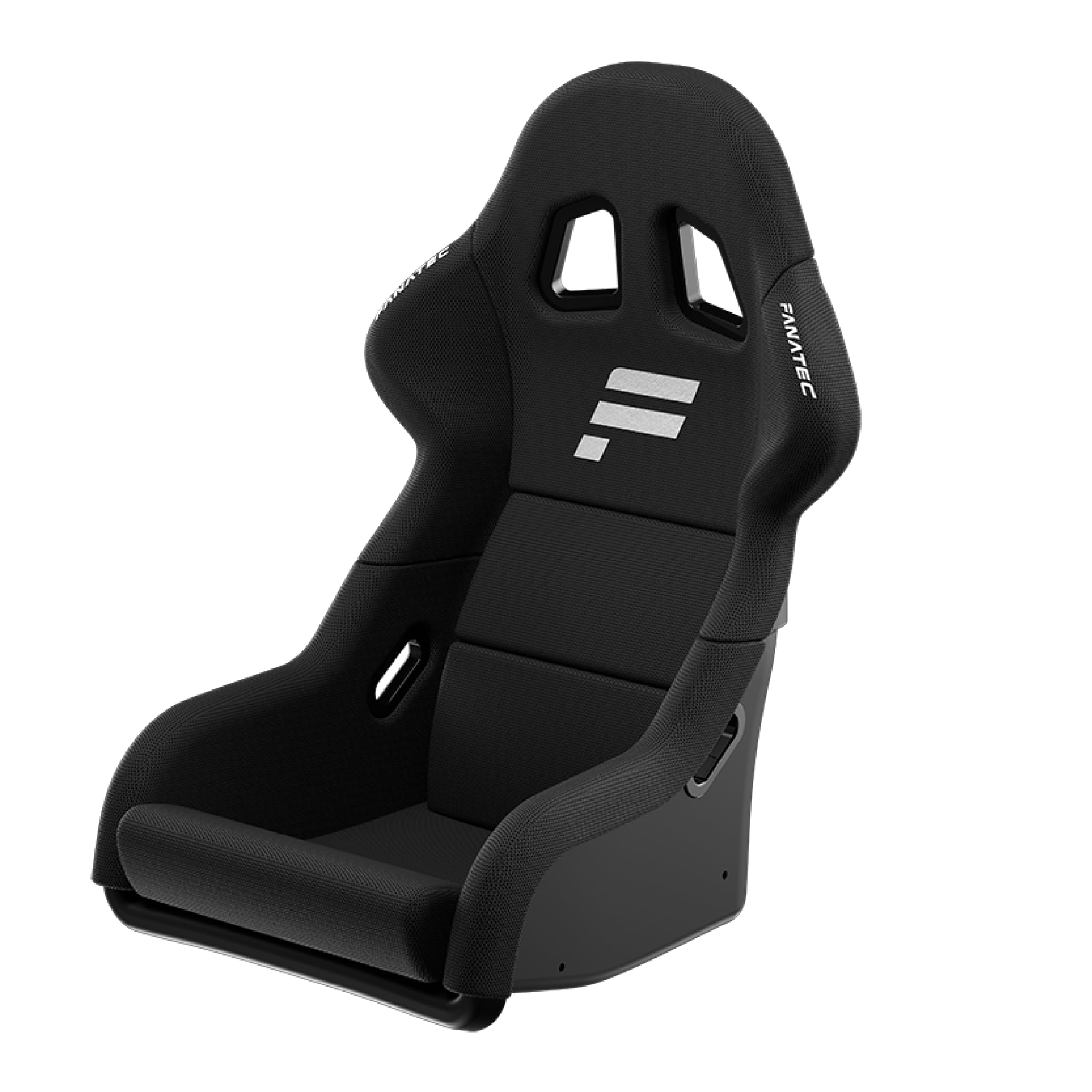 Fanatec ClubSport GT Sim Racing Cockpit Seat – Rigid and Durable, Fiber-Reinforced Shell, Padded Foam, Breathable Fabric, Lumbar Support – Black