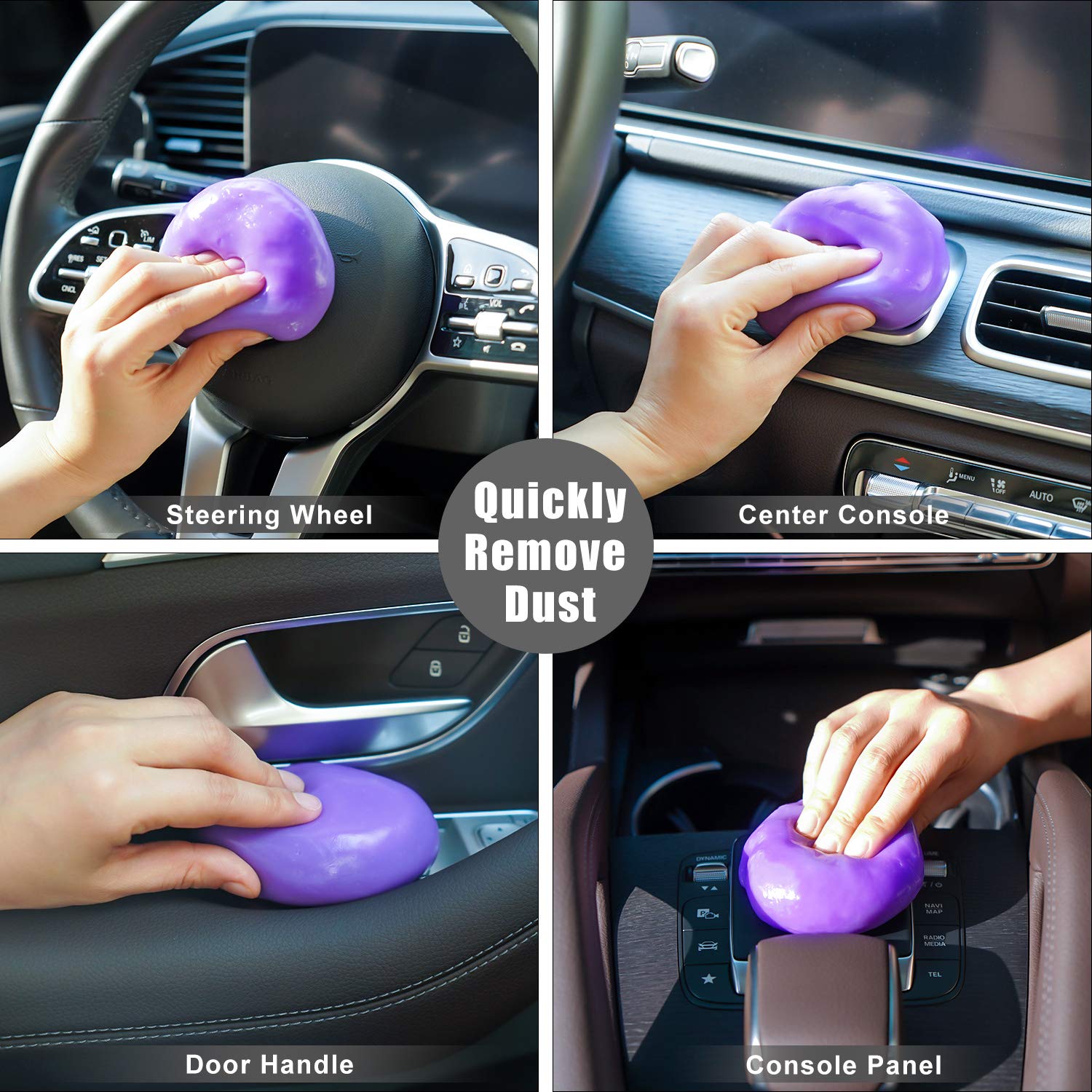 TICARVE Cleaning Gel for Car Cleaning putty Dust Cleaner Gel Car Slime Cleaner Auto Detailing Putty Car Interior Cleaner Keyboard Cleaner for Computer