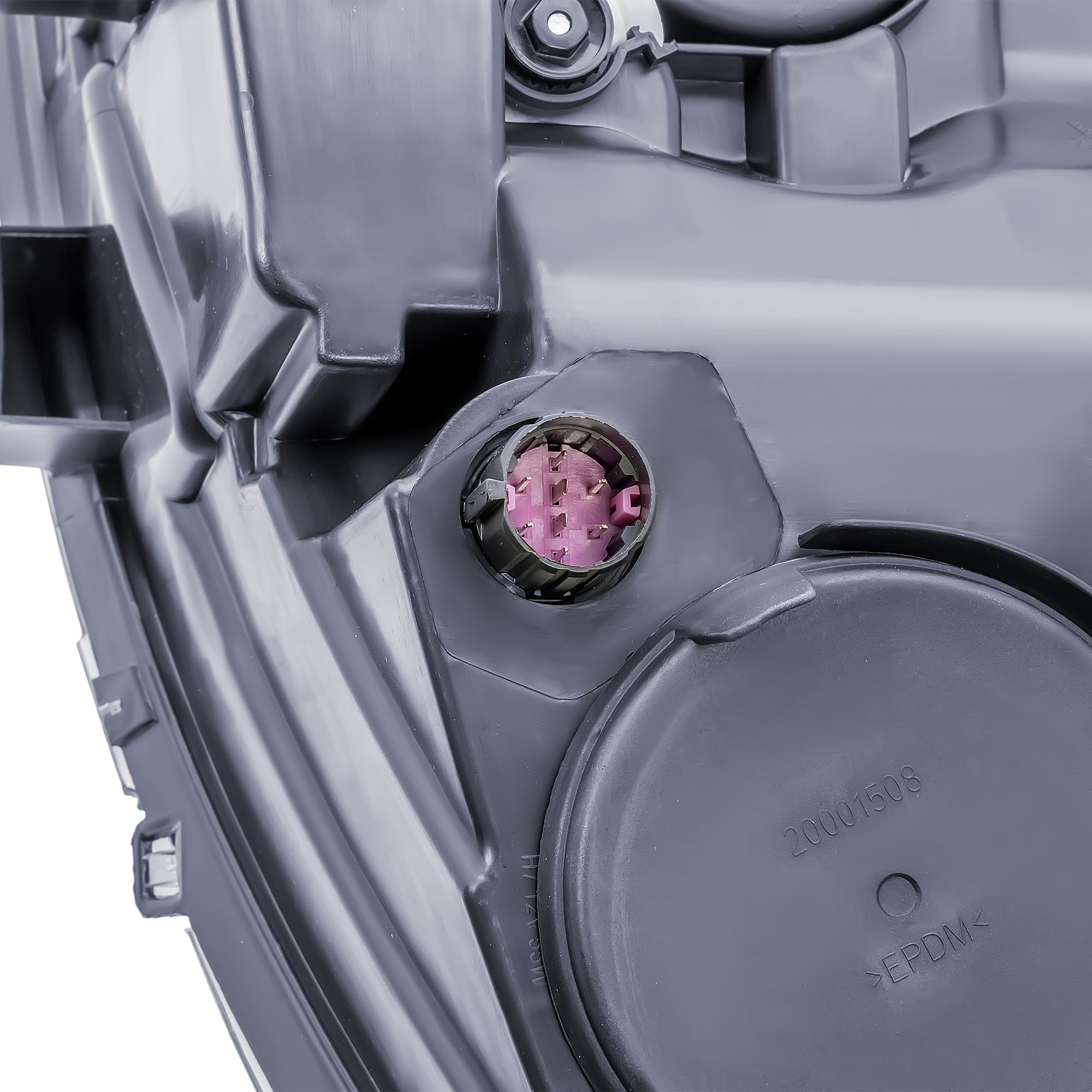 Replacement Passenger Left Side N/S Headlight Head Lamp Electric Adjustment with Round Plug for IVECO Daily 2014-2019