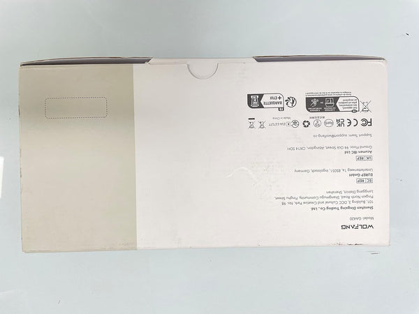 WOLFANG GA420 Dual Screen Action Camera 4K 60FPS 24MP Touchscreen Underwater Camera, 10M Body Waterproof/40M Waterproof Helmet Bike Camera with EIS, Remote Control, 2x1350mAh Batteries, Accessory Kit