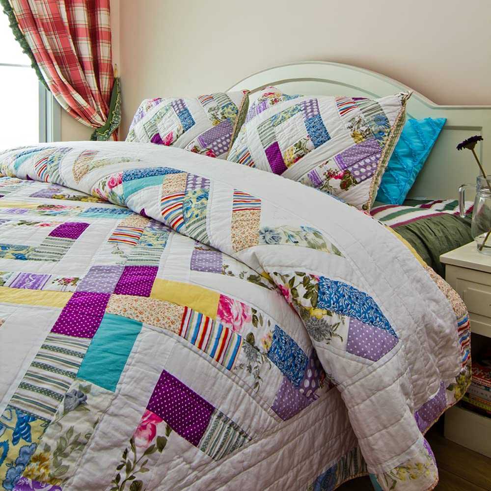 Quilt Batting King Size for Quilting,Natural Cotton Batting Fabric for Sewing (122"X124")